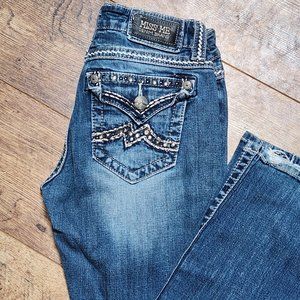 MISS ME Women's Easy Boot Embellished Jeans - Sz 27